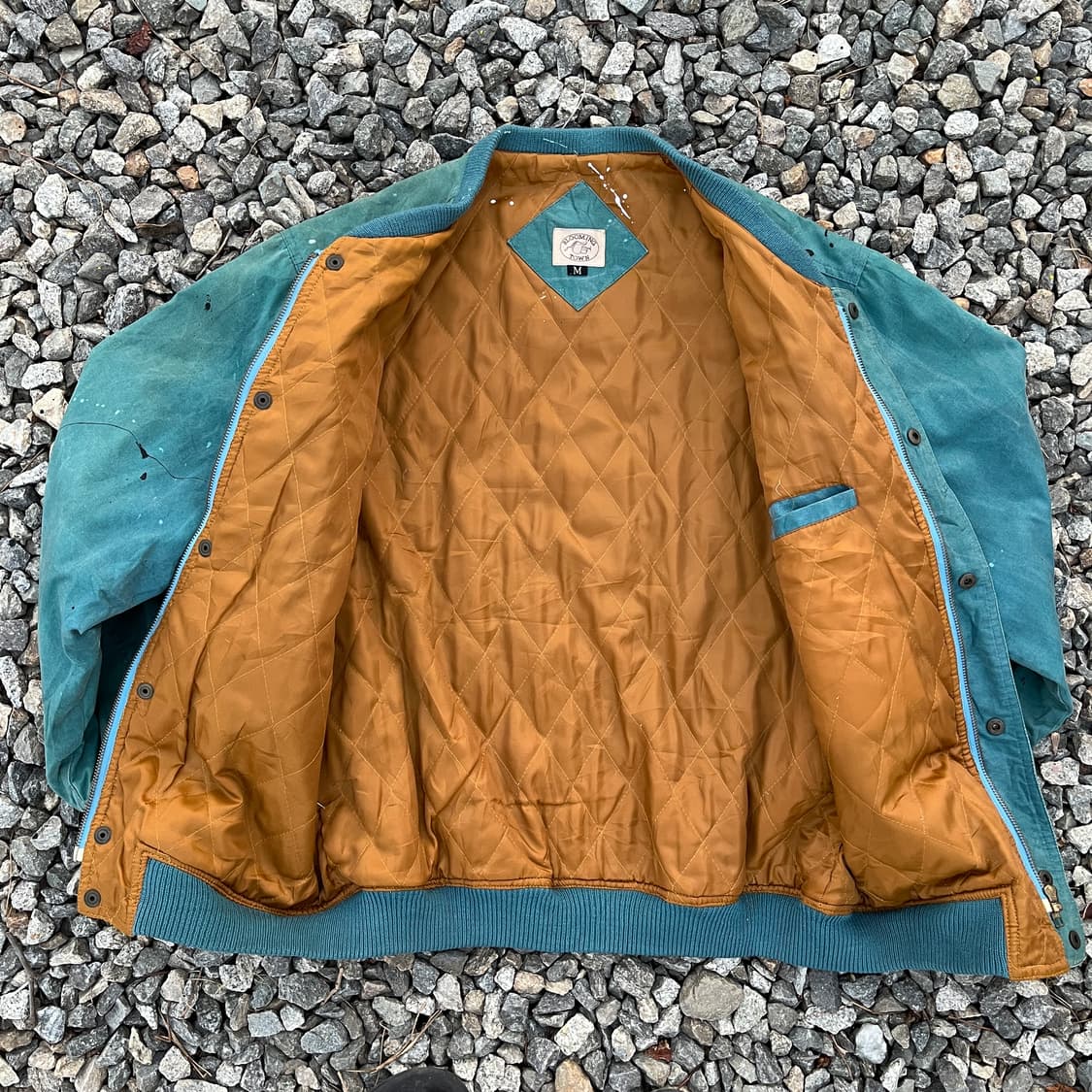 90s Blooming Town 커스텀 페인팅 워크웨어(실측확인) 상품이미지6