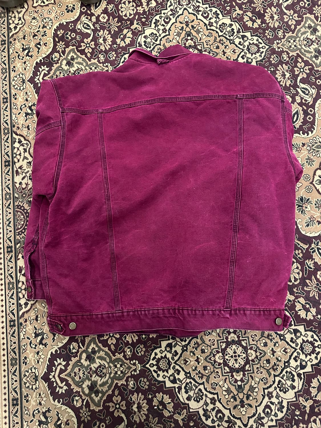 2XL)칼하트 블랭킷 라이너 버건디 자켓 상품이미지2