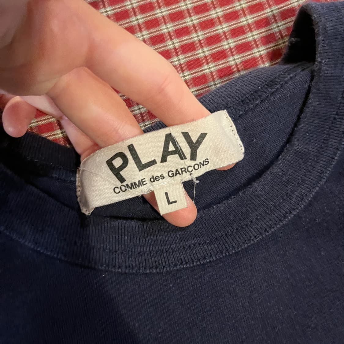 꼼데가르송 와펜 반팔티셔츠 (NAVY) 상품이미지9