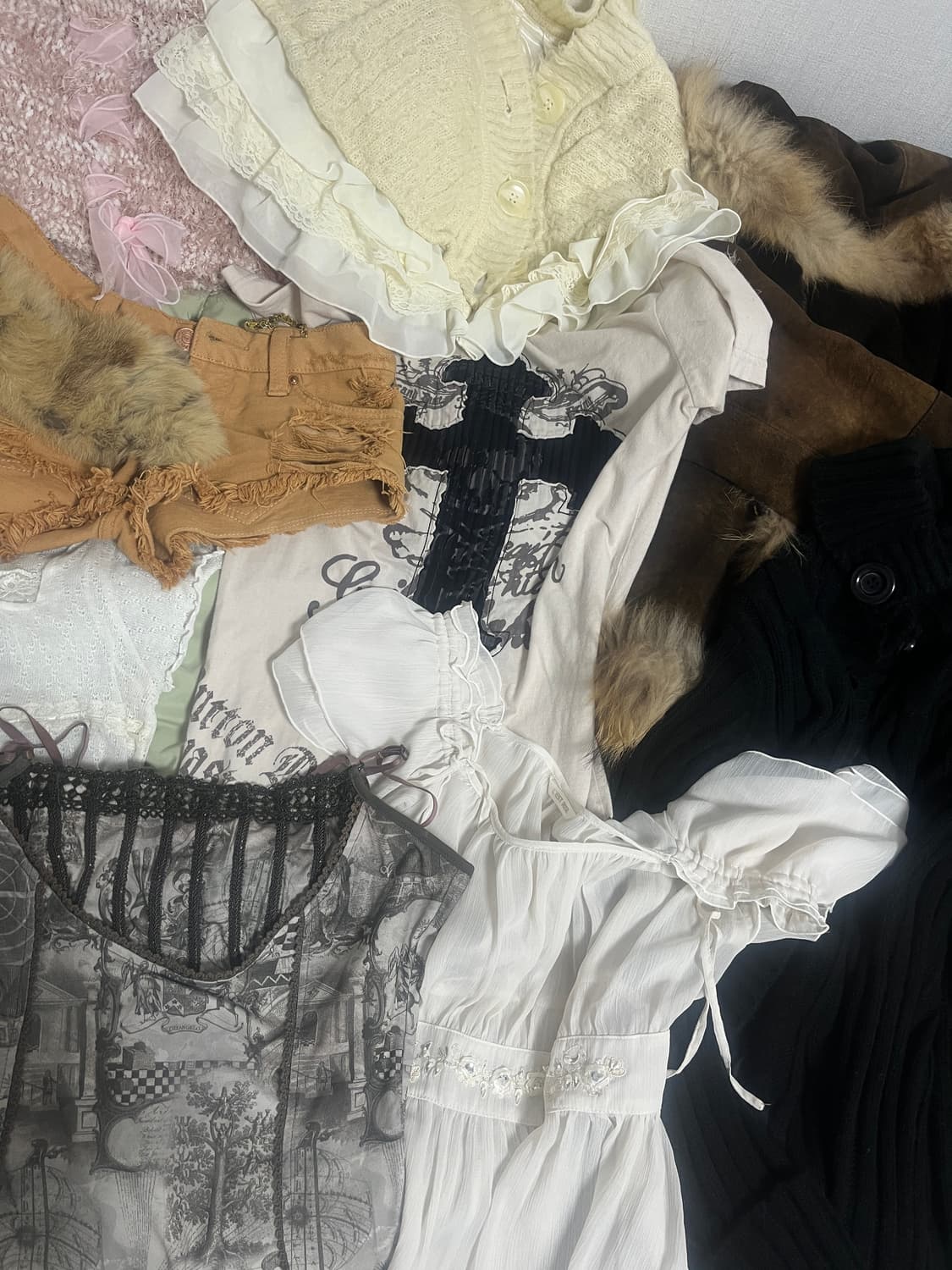 옷장 정리) 빈티지 오마카세 갸루 펑크 모리걸 랜덤 의류 박스 상품이미지1