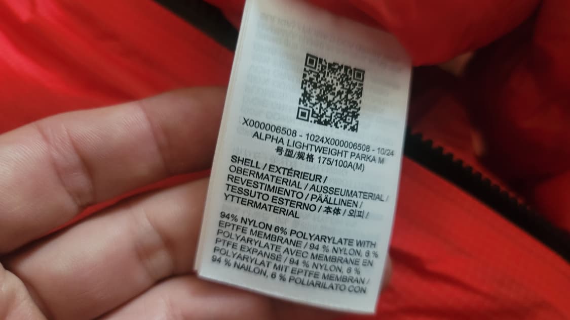 아크테릭스 알파 라이트웨이트 파카  상품이미지2