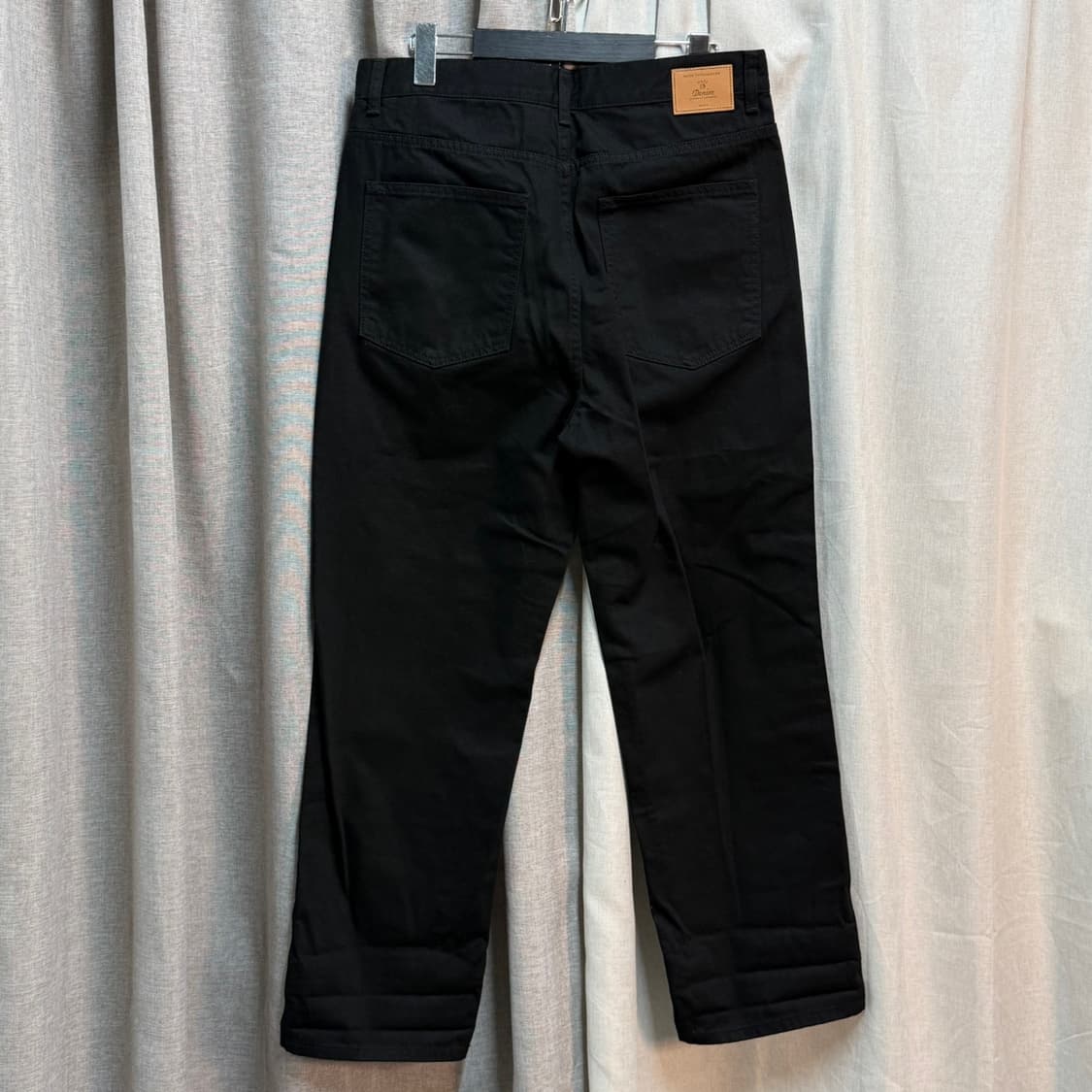 [32] HAZZYS PHIZ 헤지스 피즈 블랙 데미지 팬츠 흑청 상품이미지3