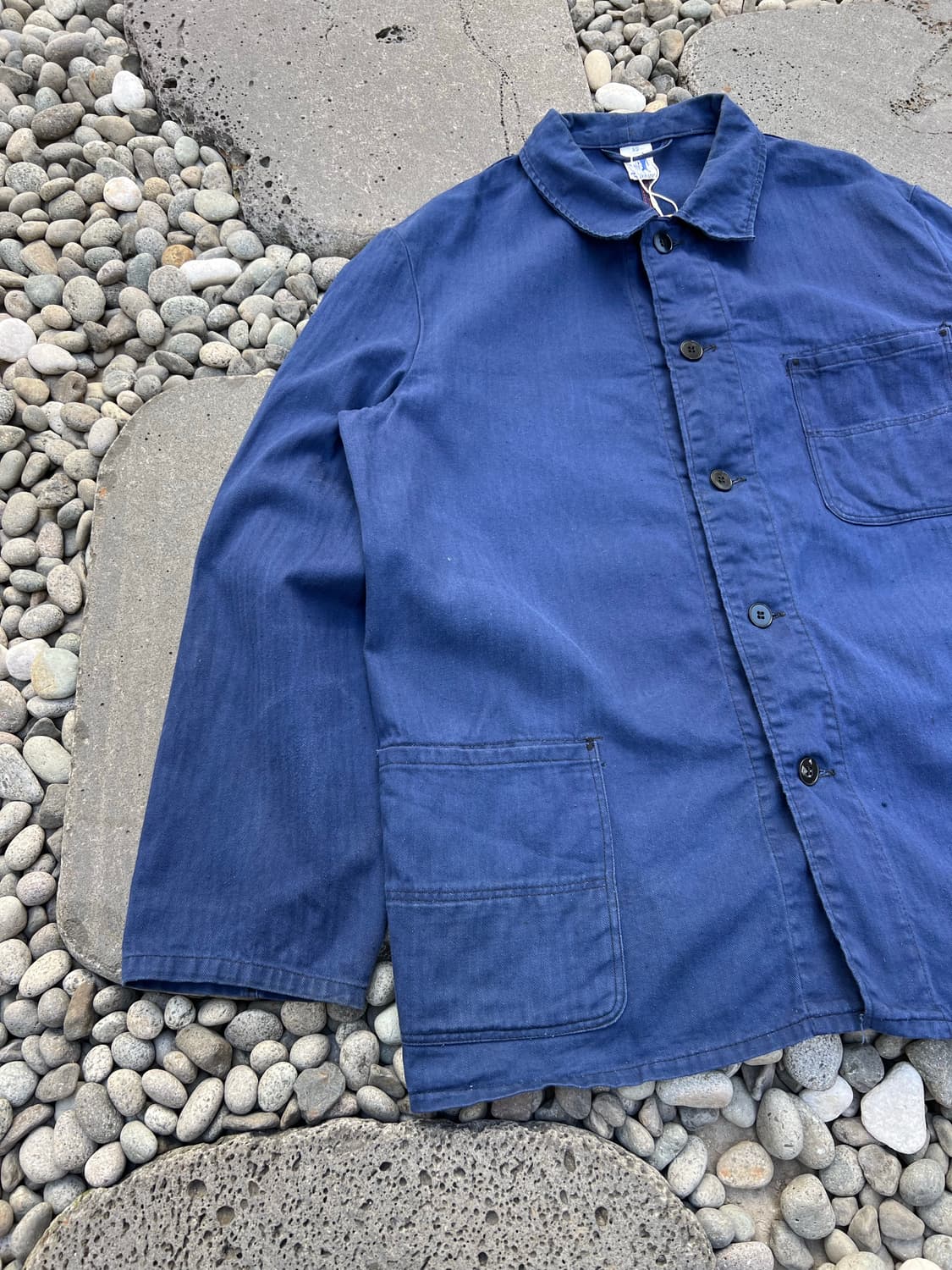 OLD VINTAGE BUCKING HBT 헤링본트윌코튼 프렌치워크자켓 상품이미지4