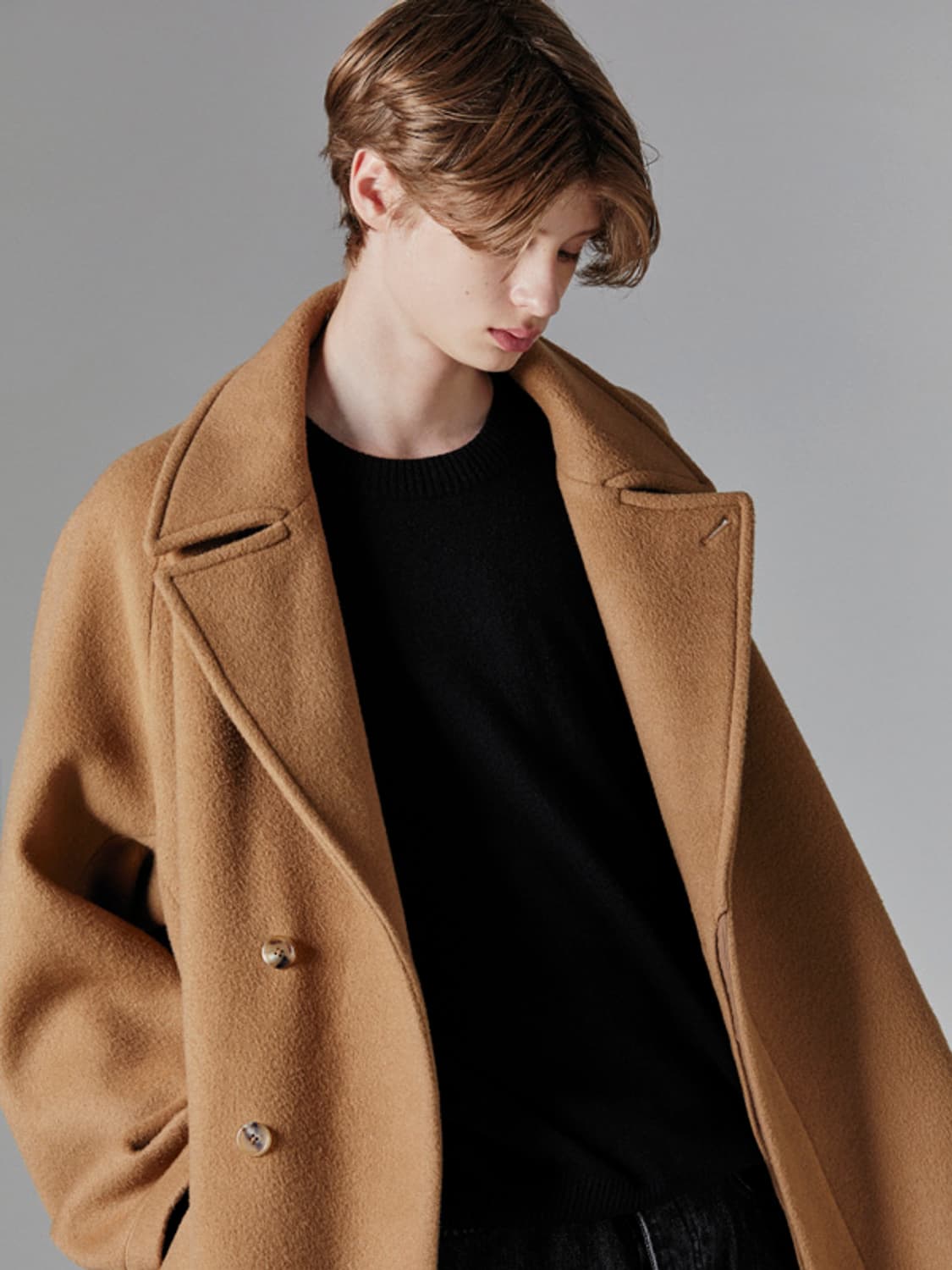 브라운야드 체스터필드 코트 카멜 브라운 3 size 상품이미지10