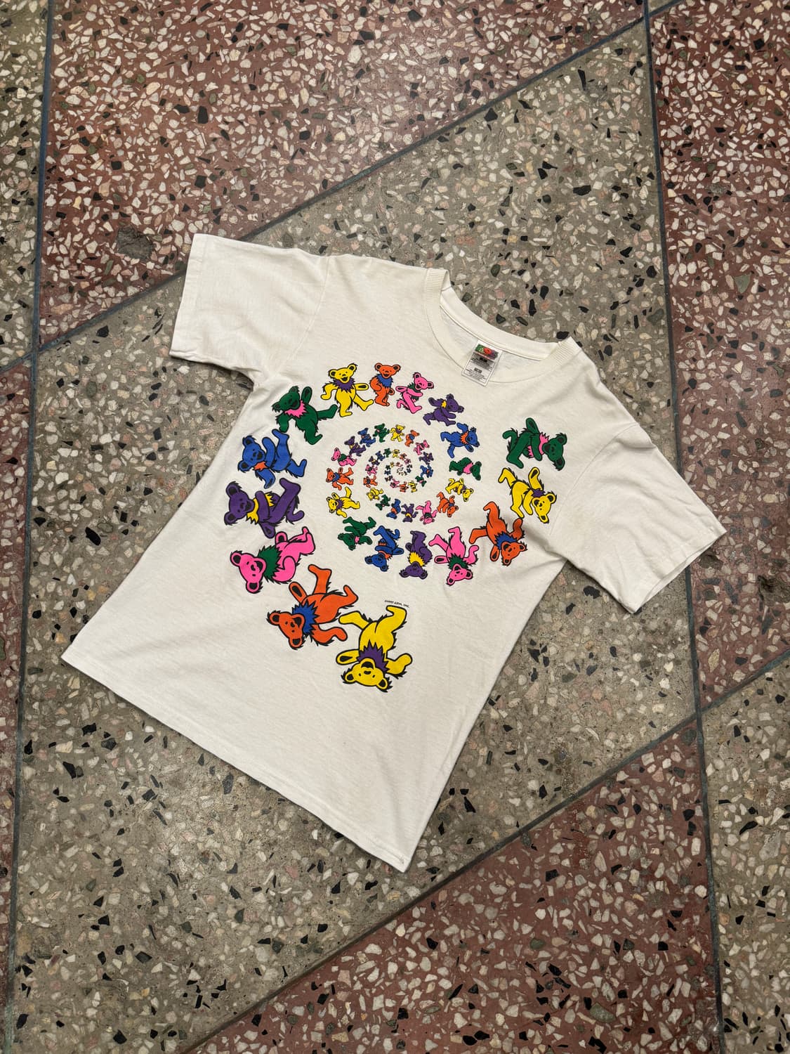 90s 그레이트풀데드 댄싱베어 티셔츠 (S) 상품이미지2