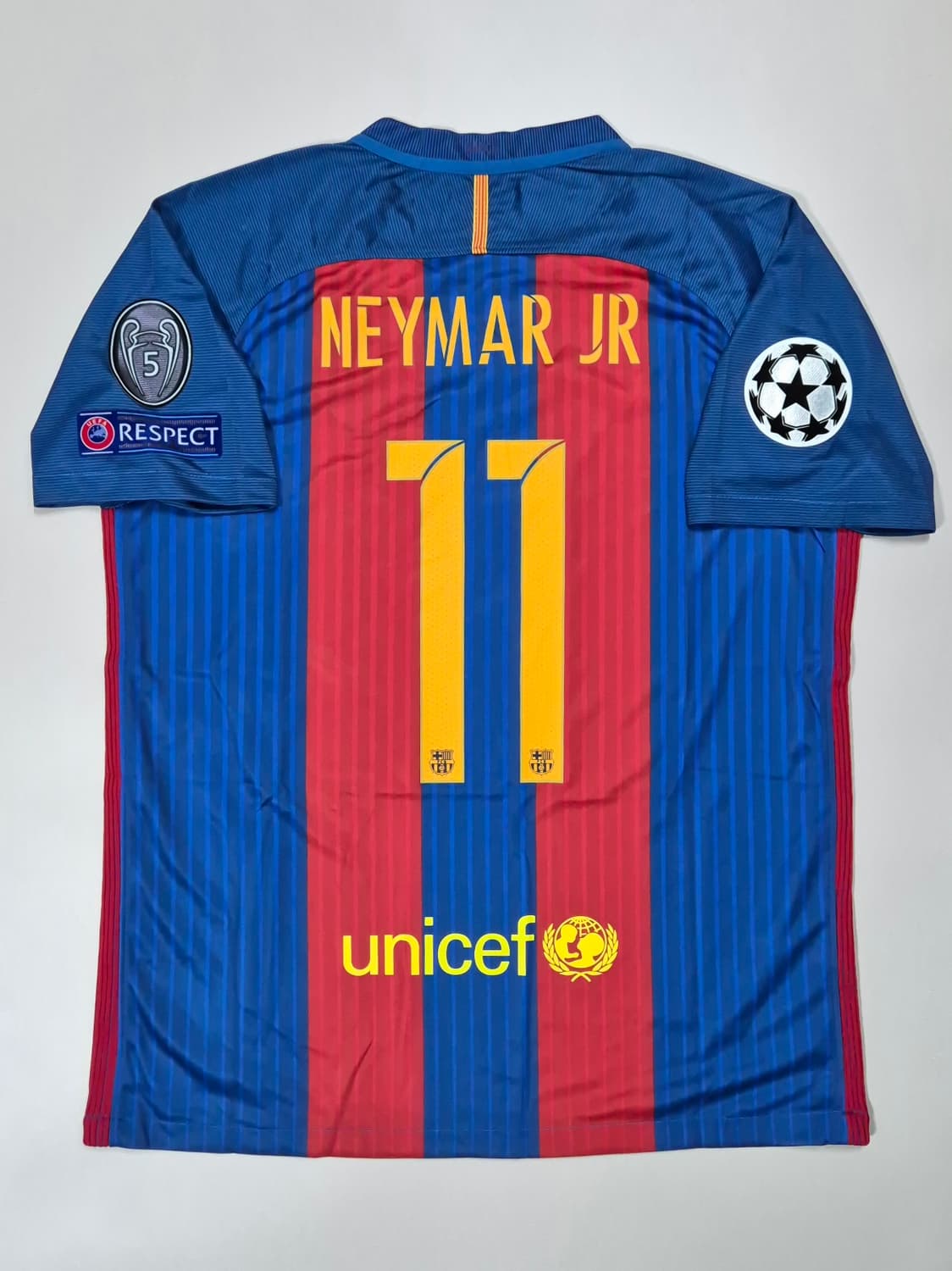 16-17 바르셀로나 네이마르 홈 유니폼 L 상품이미지1