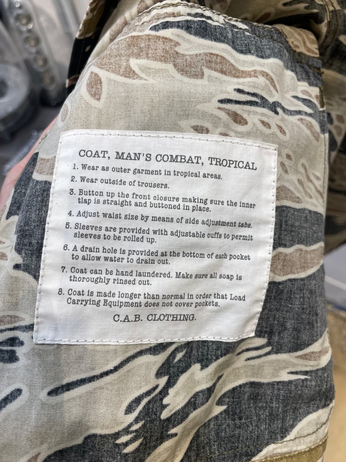 캡클로딩 카모 셔츠 (m) 상품이미지8