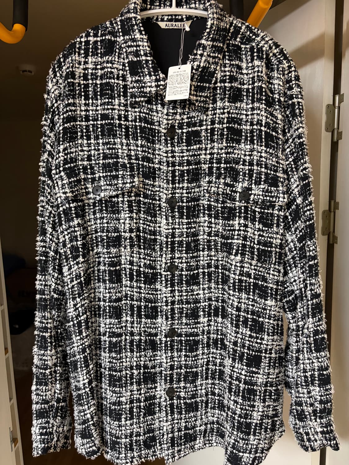 AURALEE 23SS HOMESPUN TWEED SHIRT 5size 상품이미지3