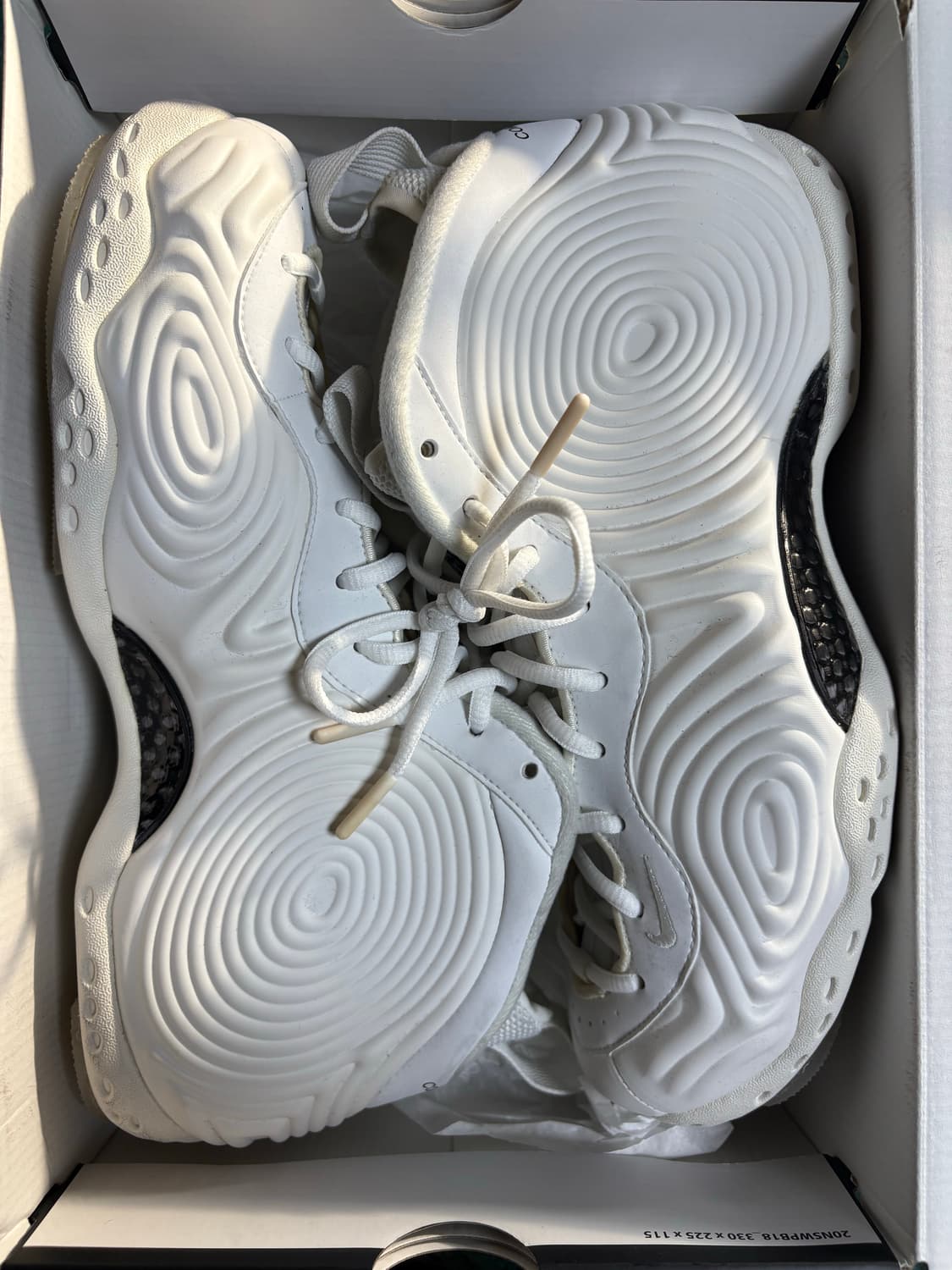 꼼데가르송 나이키 폼포짓 화이트 285 상품이미지2