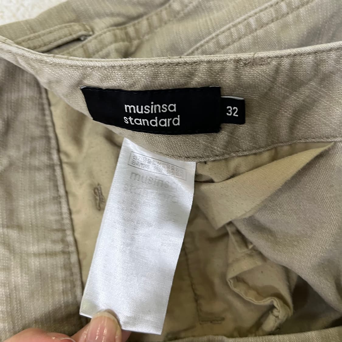32 무신사스탠다드 치노팬츠 면바지 0317M 상품이미지3