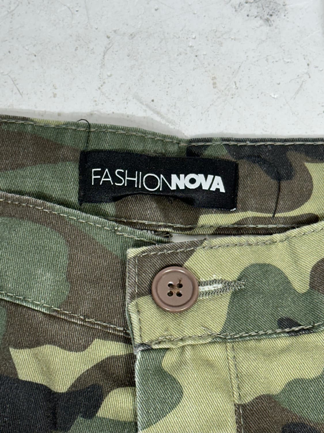 빈티지 카키 대장급 밀리터리 카모 와이드 건빵 바지 카고 팬츠  상품이미지7