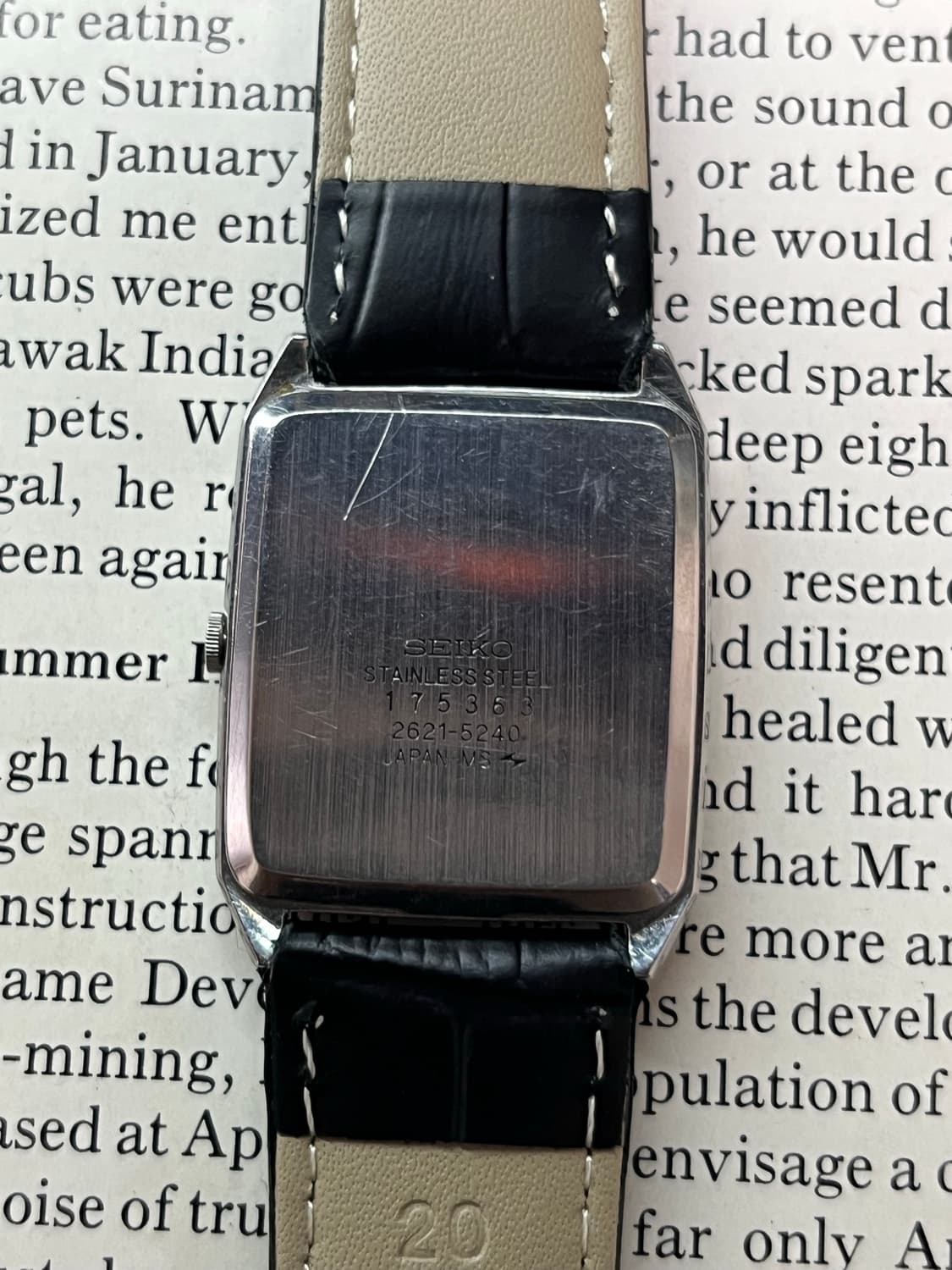 Seiko Vintage Tank 상품이미지7