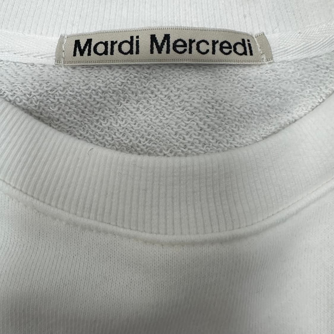 마르디 메크르디 여성 플라워 맨투맨 화이트 F 상품이미지3