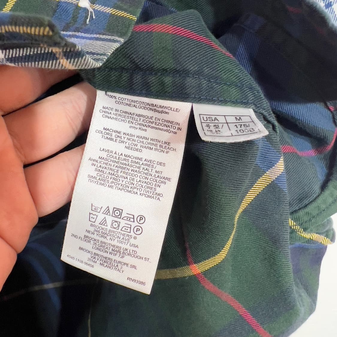 브룩스브라더스 멀티 체크 셔츠 상품이미지6