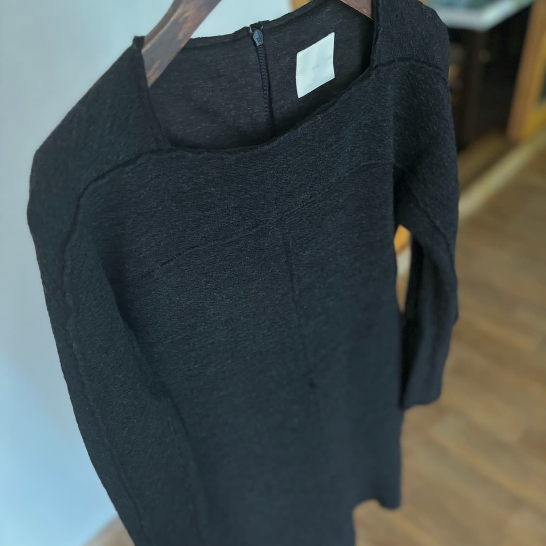 KUHO 구호 원피스 85 투톤 미니멀 슬림 실루엣 입체 상품이미지8