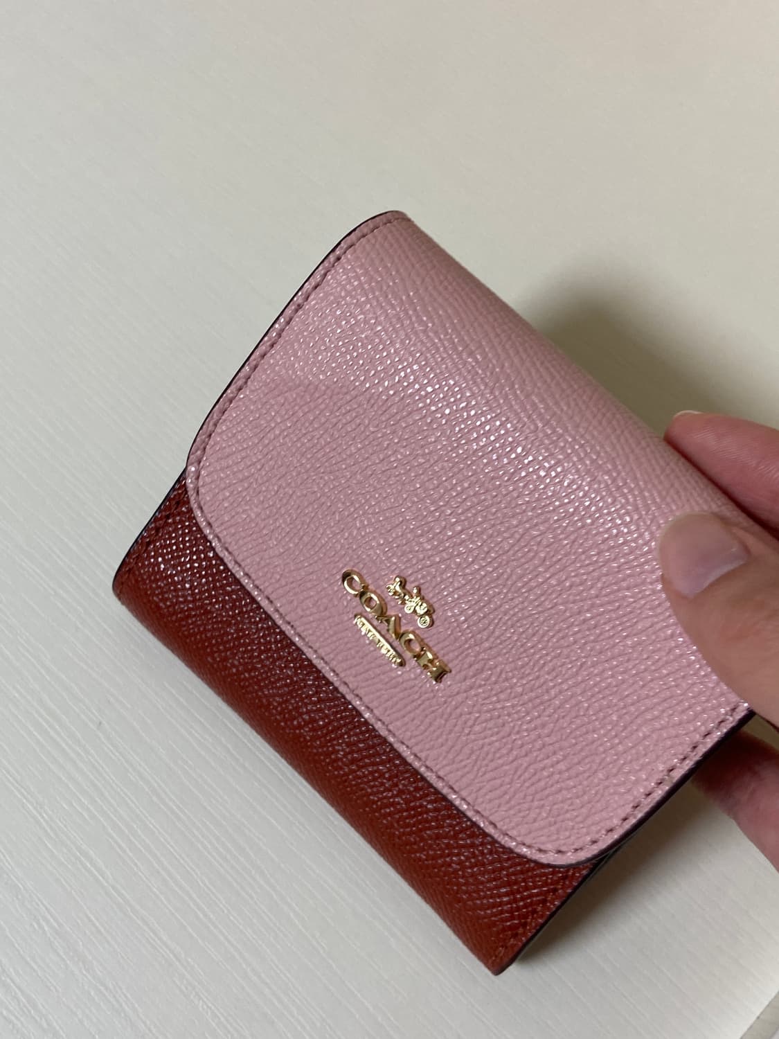 Coach 코치 3단 지갑 핑크 상품이미지6