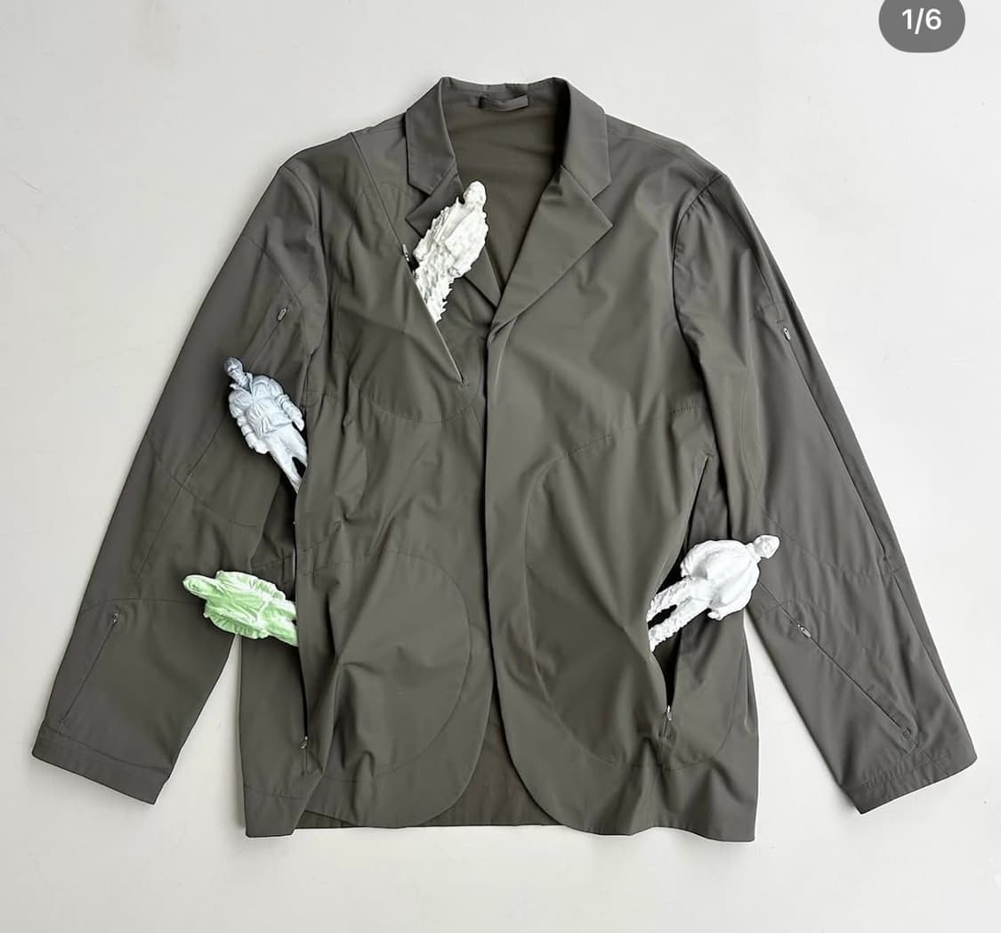 판매) 포스트아카이브팩션 5.1 센터 자켓 올리브 s사이즈 상품이미지1