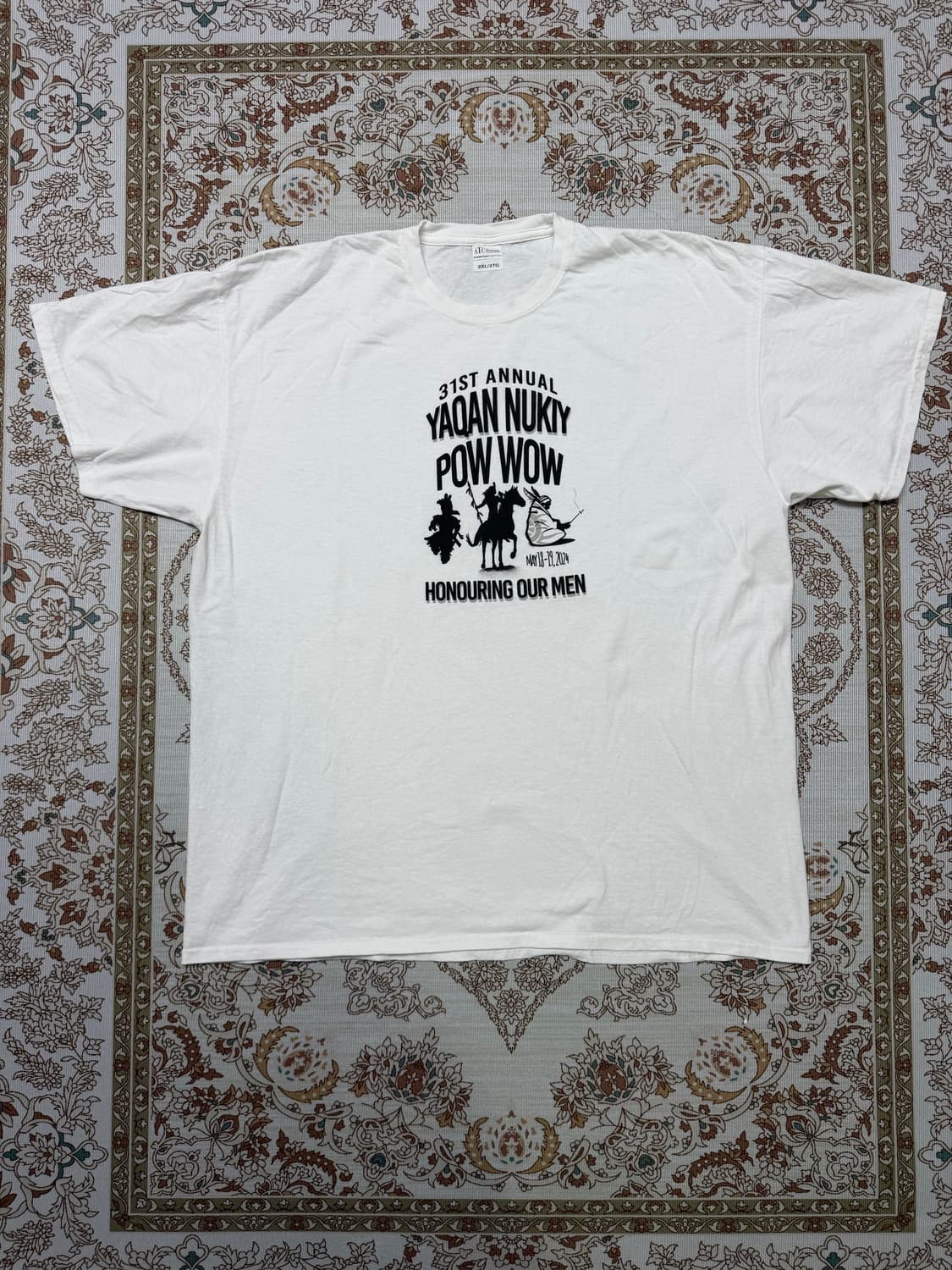 USA빈팔티 원주민 행사 반팔티 2XL 상품이미지2