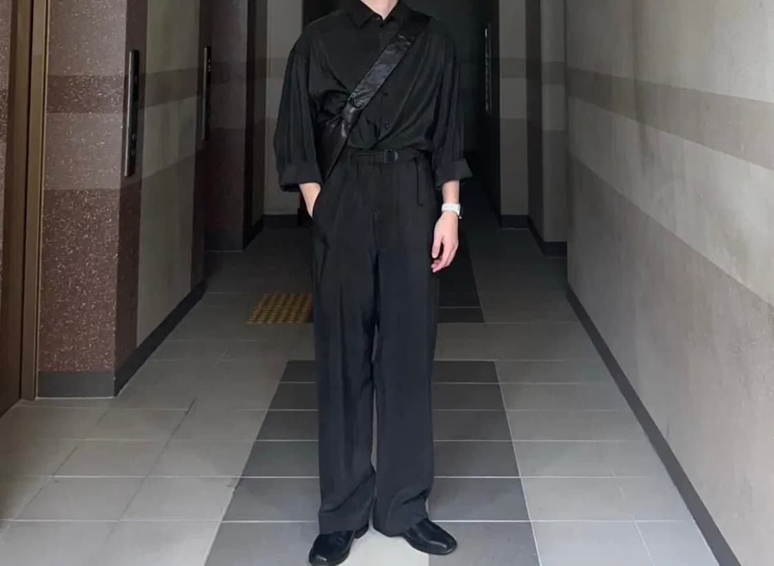 [50/44] 24ss 르메르 드라이실크 다크 에스프레소 셋업 상품이미지1