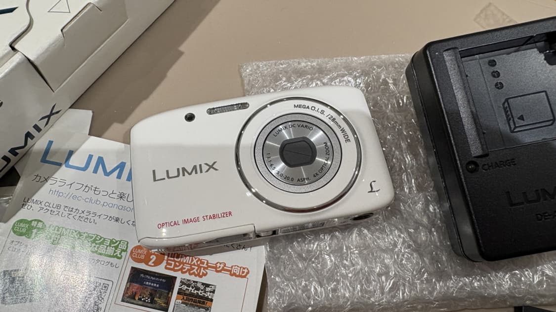 새제품 파나소닉 DMC-S2 흰색 빈티지디카/카메라 상품이미지2