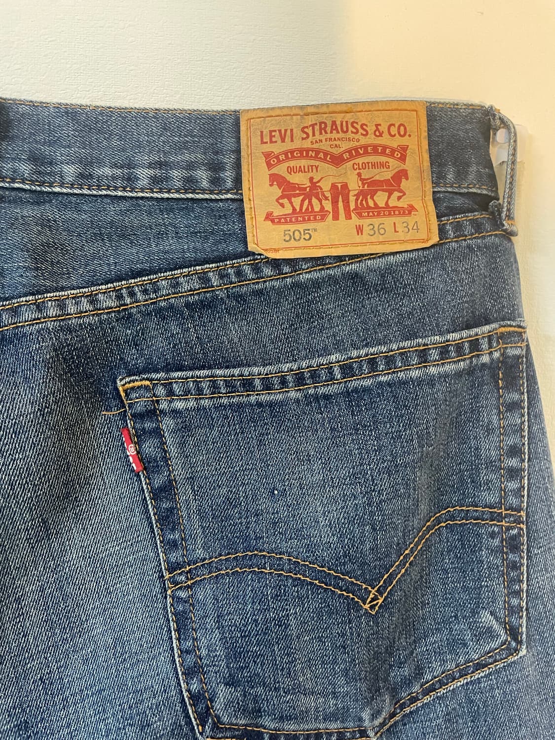 리바이스 505 W36 L34 상품이미지6