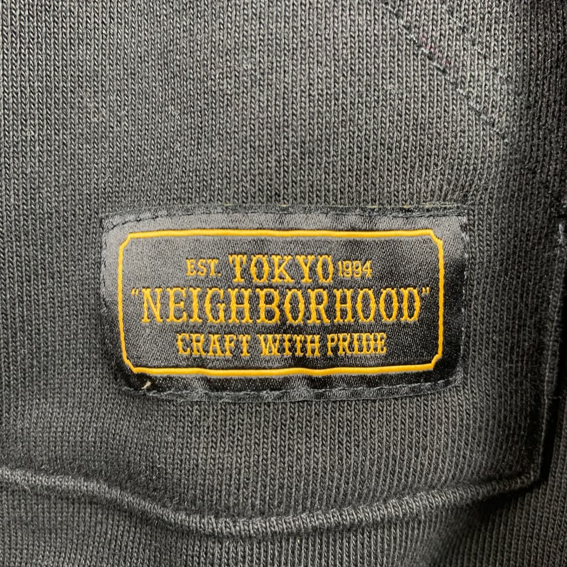 네이버후드 후즈 홍콩 8주년 기념 타이거 자수 후드티 블랙 상품이미지5