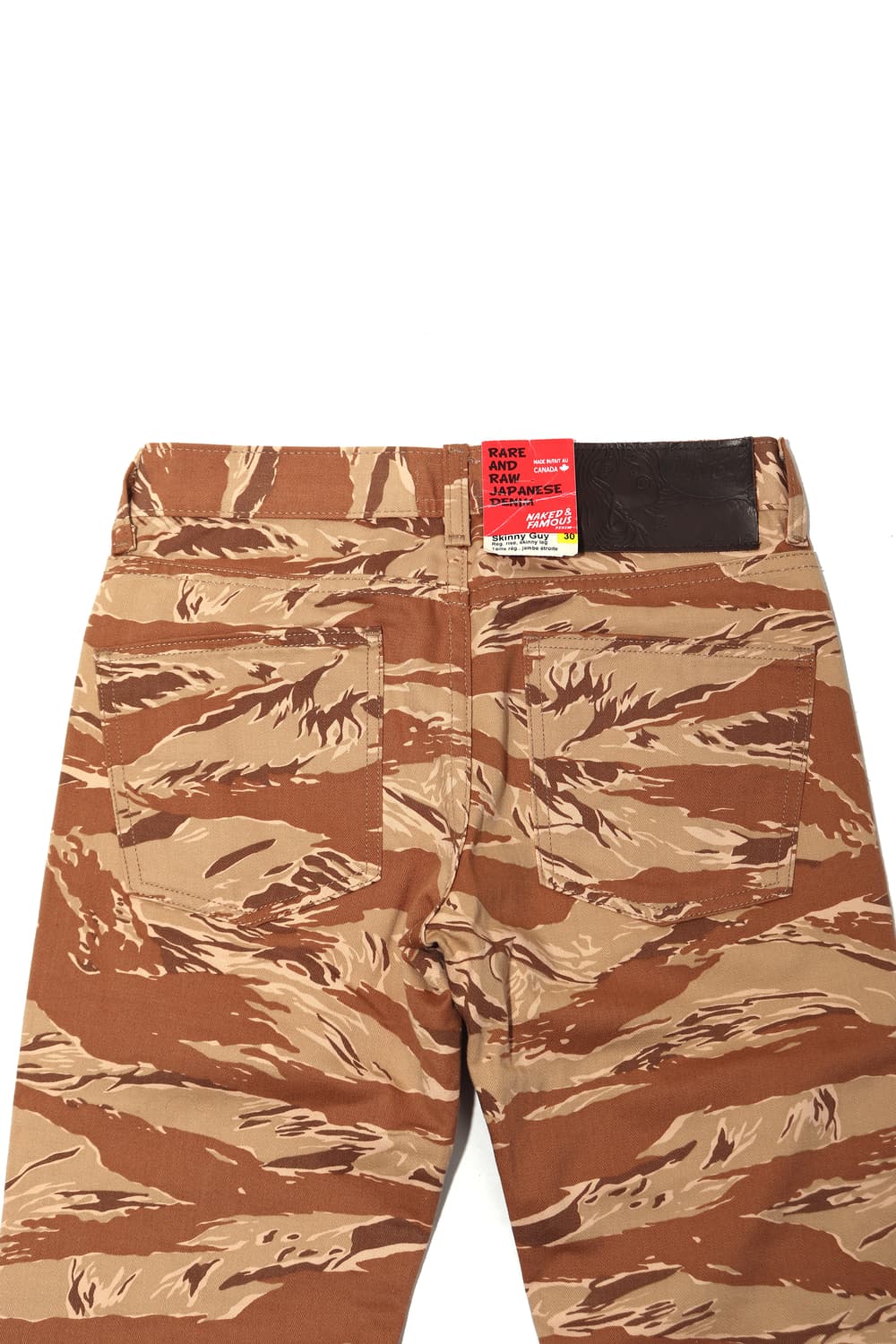 NAKED FAMOUS 미사용 타이거 슬림핏 팬츠 size 30 상품이미지9