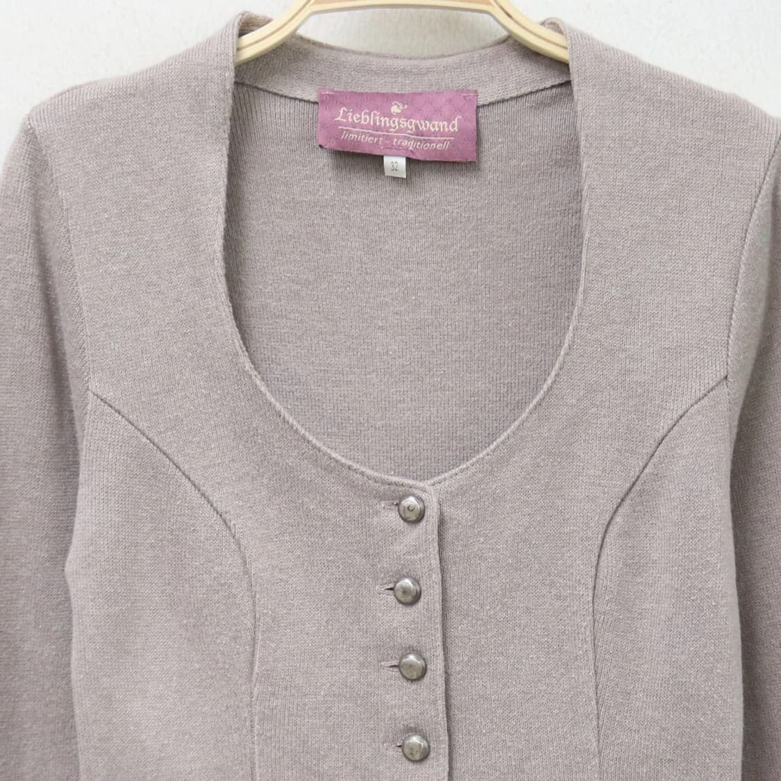 LIEBLINGSGWAND 딥 유넥 가디건 62237 상품이미지5