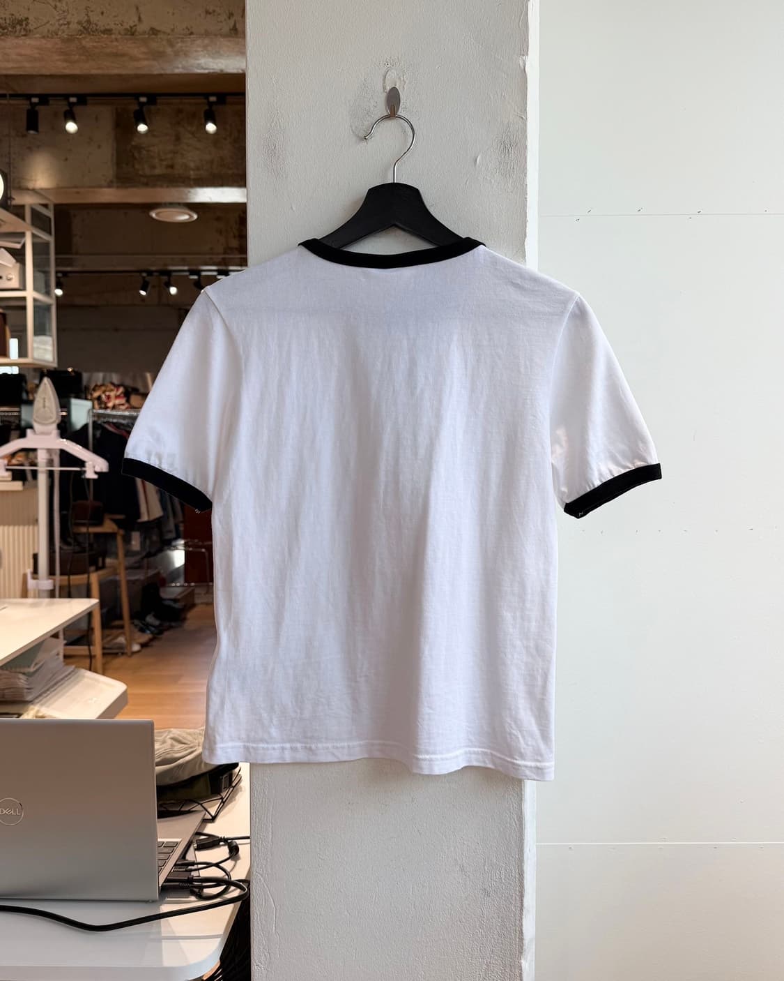 쿠레쥬 시그니처 콘트라스트 링거 하프티  상품이미지7