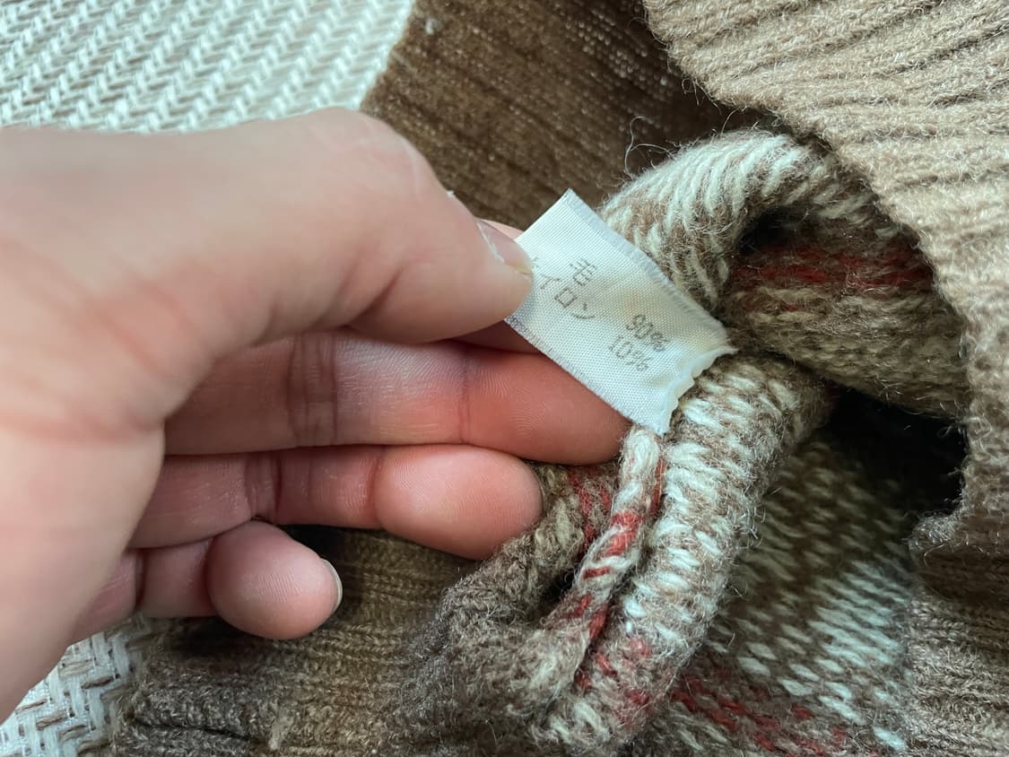 빈티지 노르딕 페어아일 니트  J03799 상품이미지10