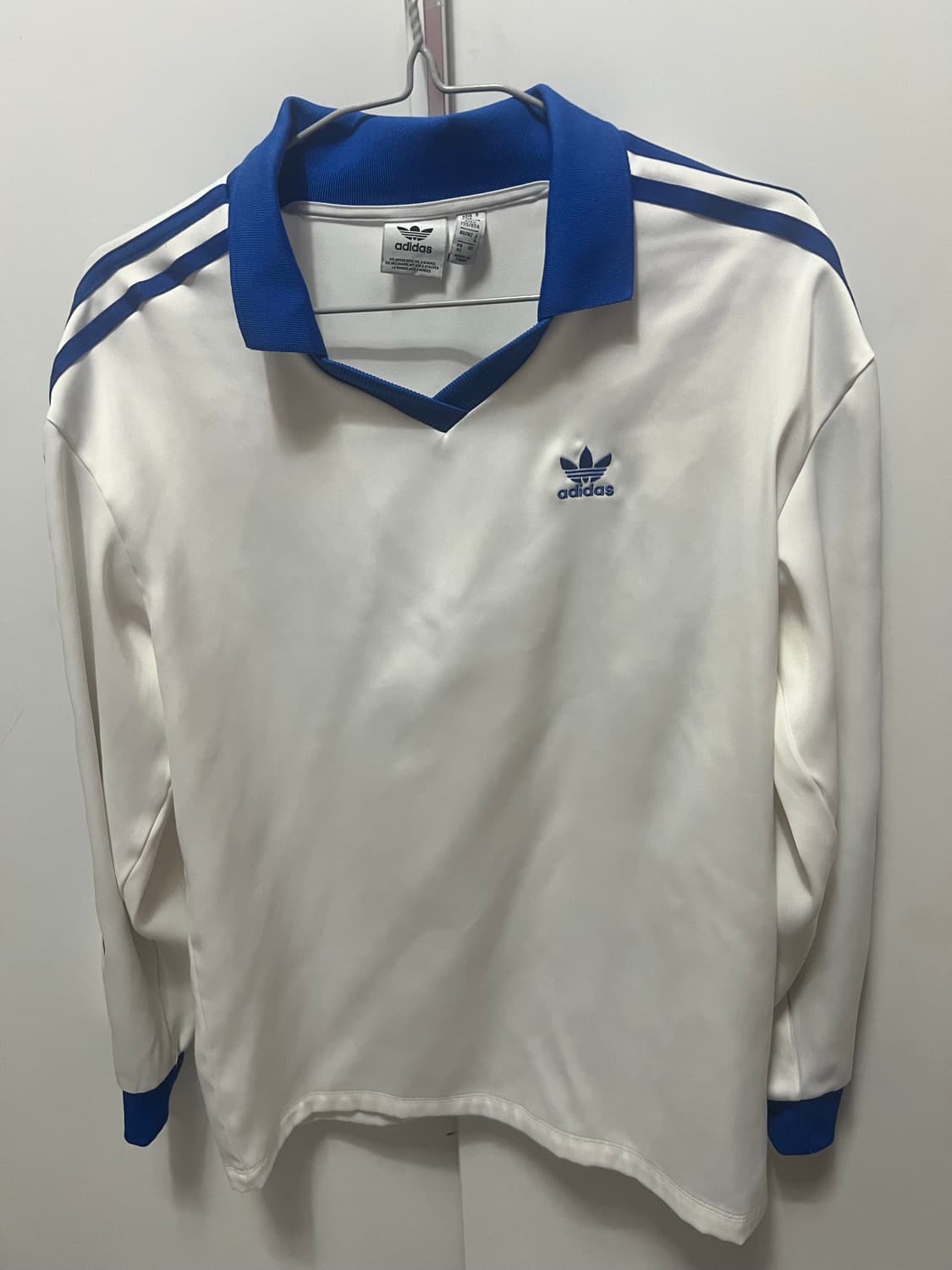 아디다스 삼선 사틴 티셔츠 클라우드 화이트 상품이미지1