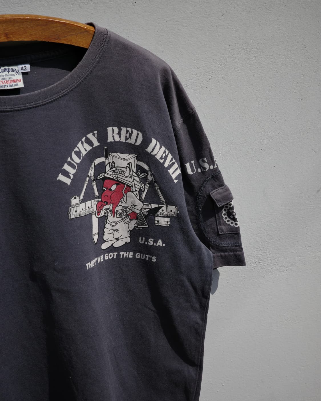 ted company 미군 보병 장비 그래픽 티셔츠 상품이미지3
