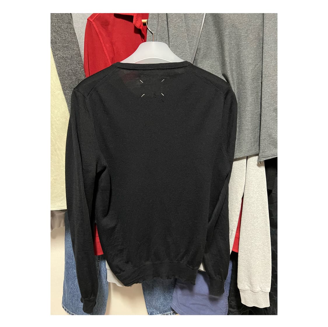 마르지엘라 스티치 니트 블랙 상품이미지2