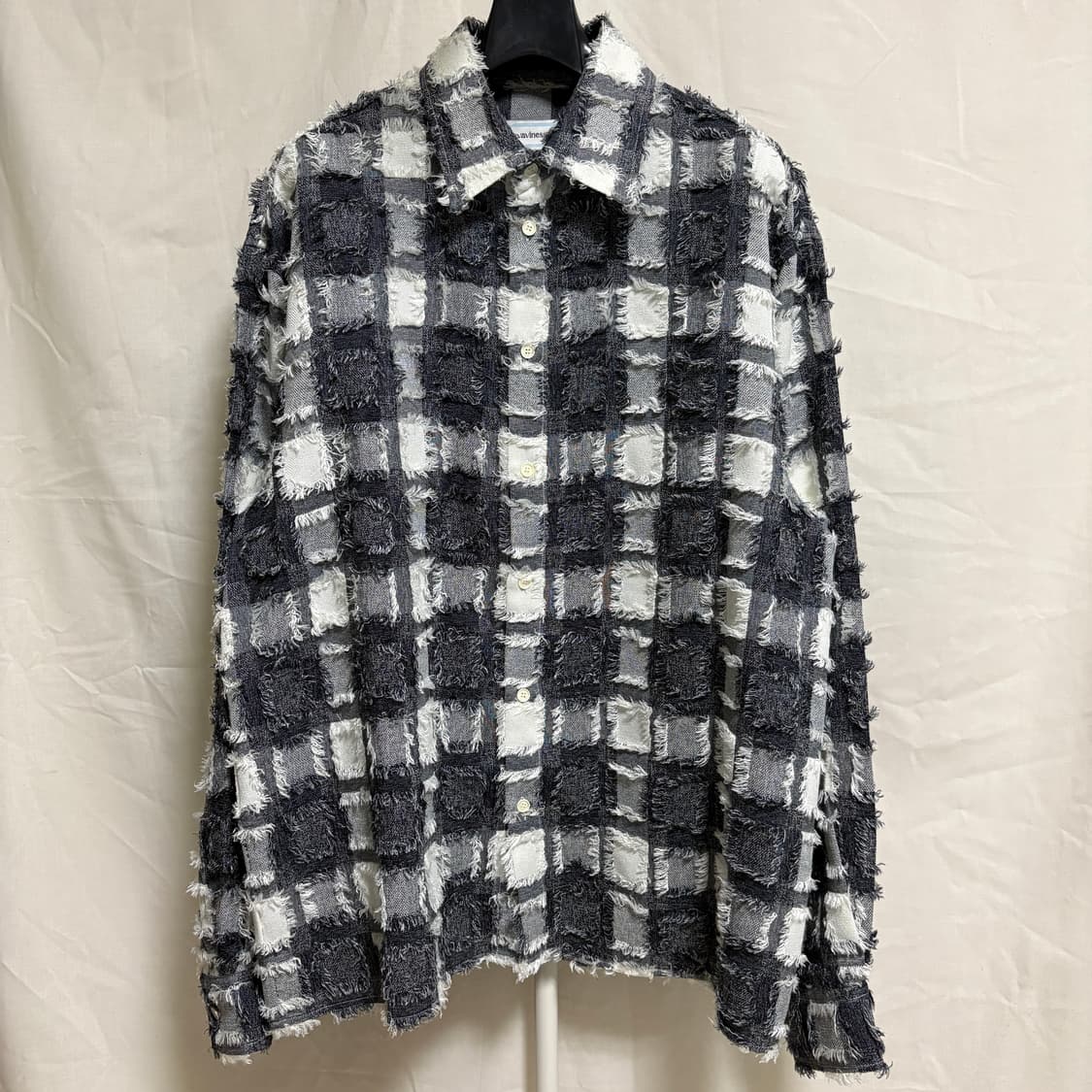 웨이비니스 프린지 테슬 체크셔츠 / 2 상품이미지1