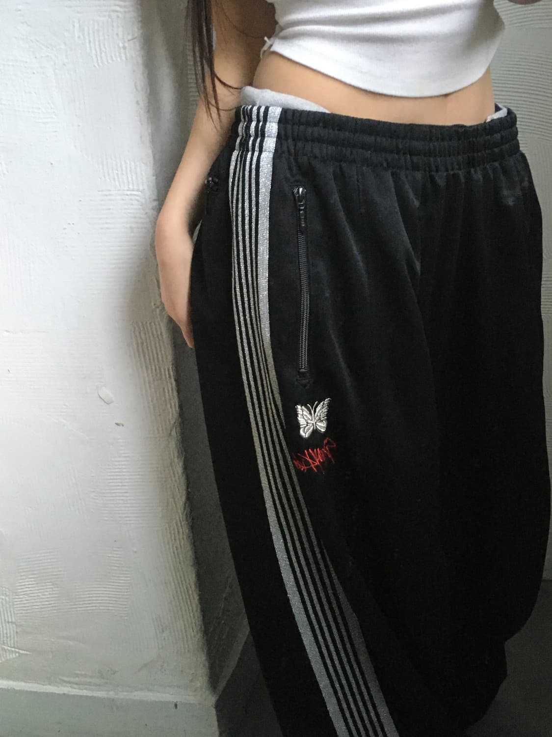 NEEDLES 니들스 x 스트레이 키즈 H.D 트랙 팬츠 상품이미지2