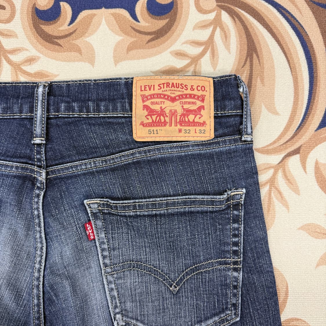 (32)리바이스 Levis 511 워싱 데님팬츠 상품이미지2