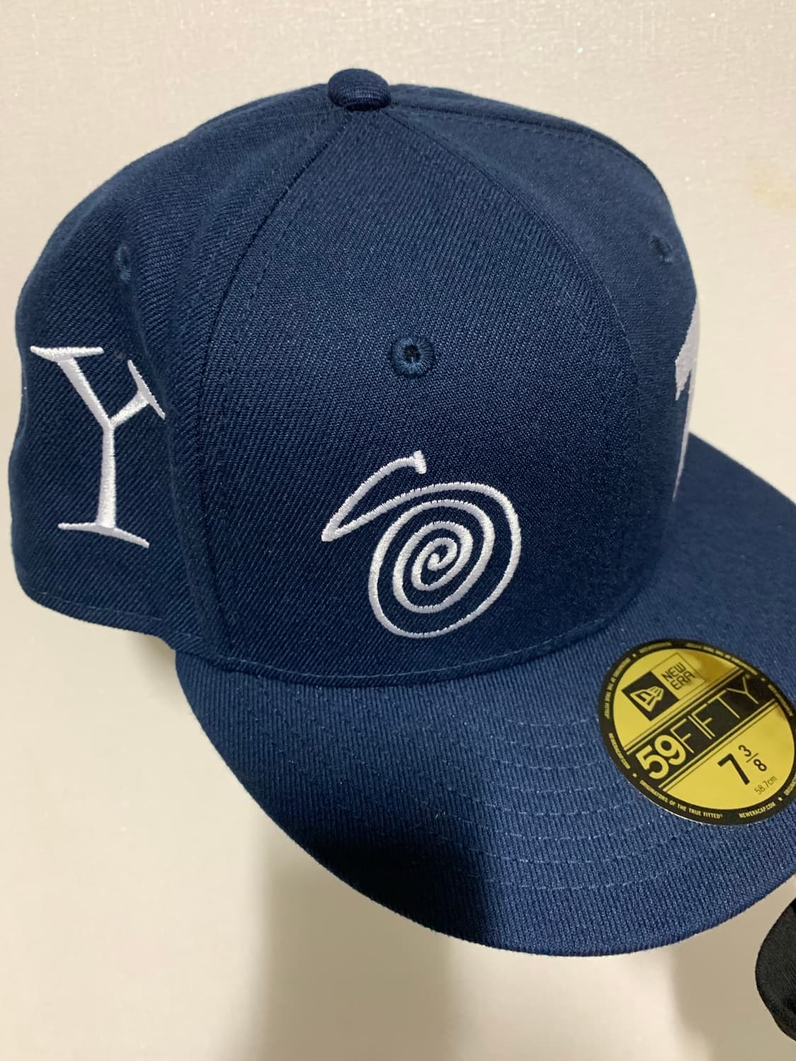 스투시 뉴에라 랜섬 자수 59피프티 캡 스냅백 네이비 상품이미지1