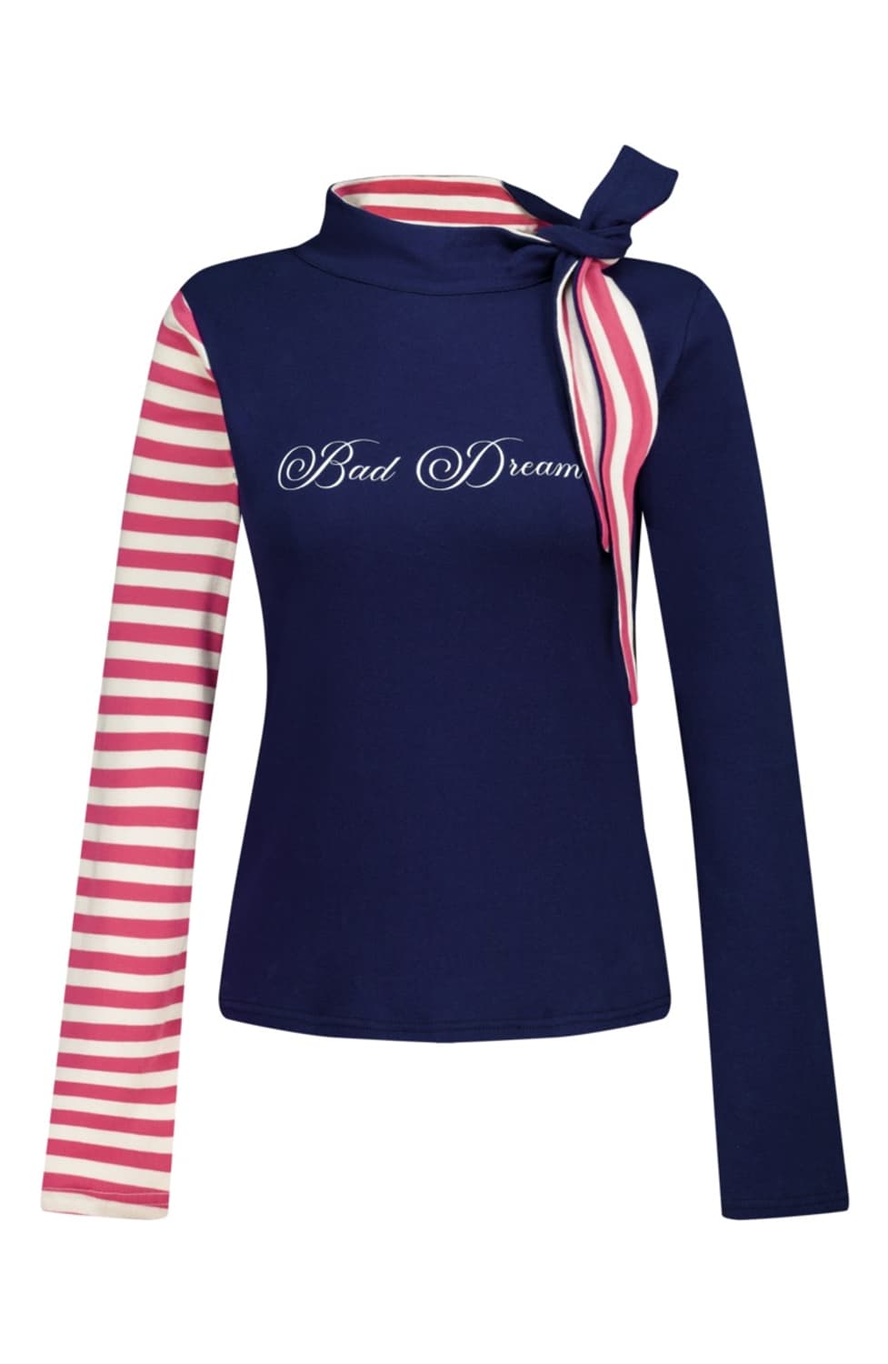샵페어리petit scarf stripe turtleneck (navy) 상품이미지2