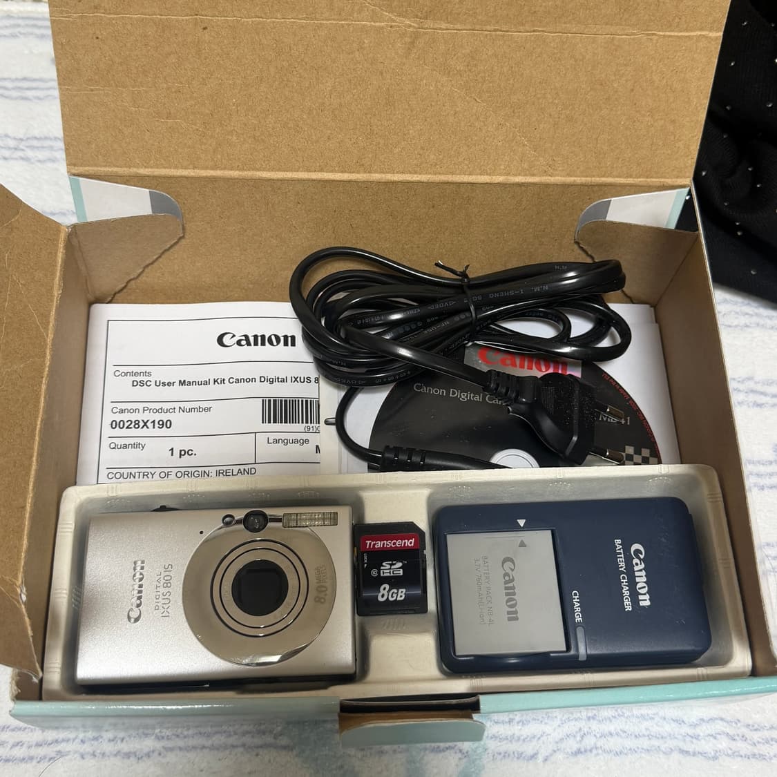 민트급🩵 캐논 ixus 80 is 실버 풀박스 (=ixy20) 상품이미지1
