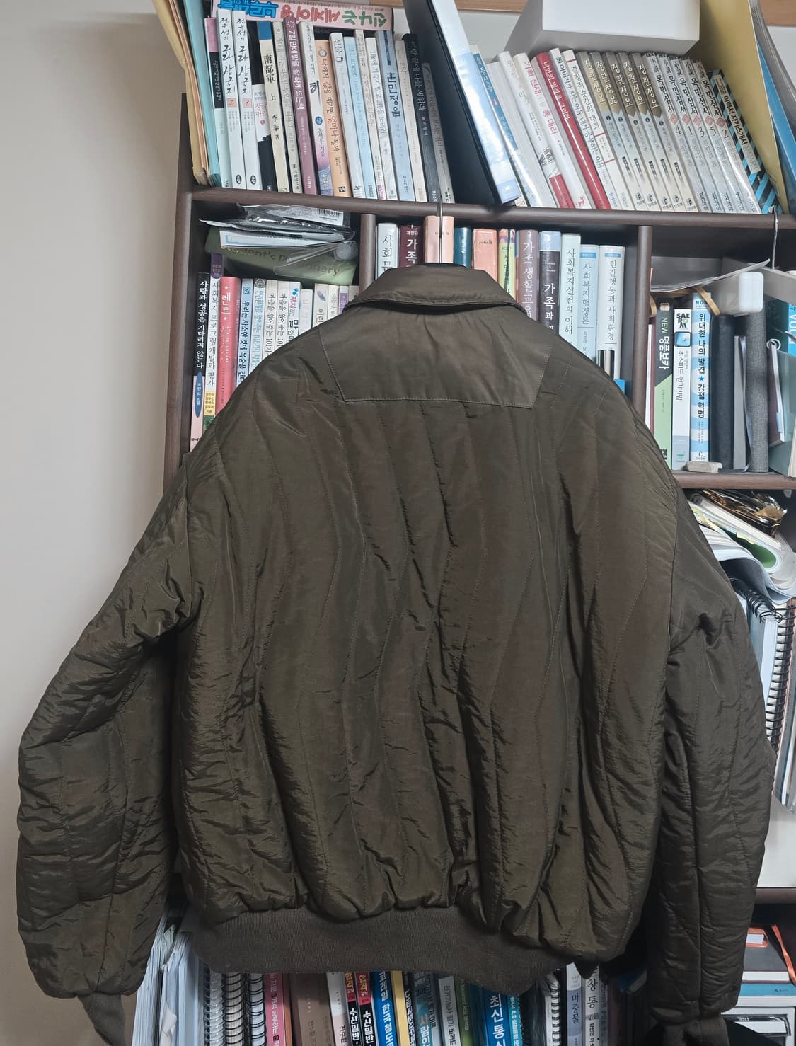 리버서블 MA-1 퀄팅 폴리충전재 블루종 점퍼 XL 상품이미지4