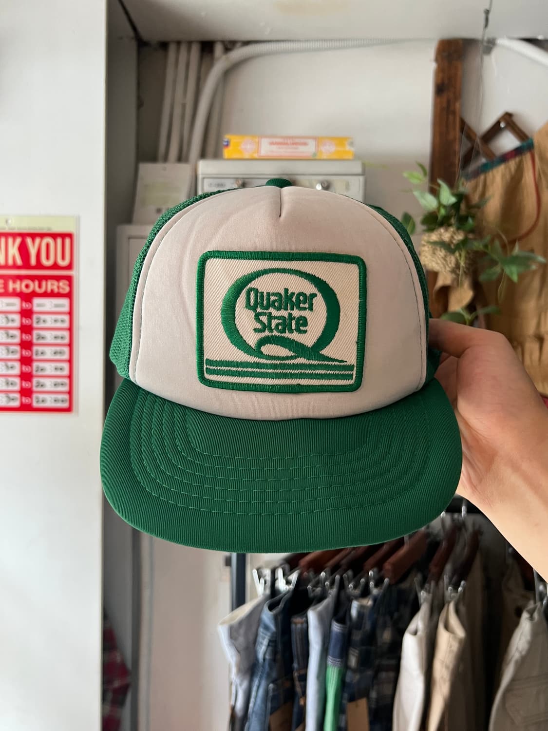 USA 빈티지 Quaker State 트러커 캡 상품이미지1