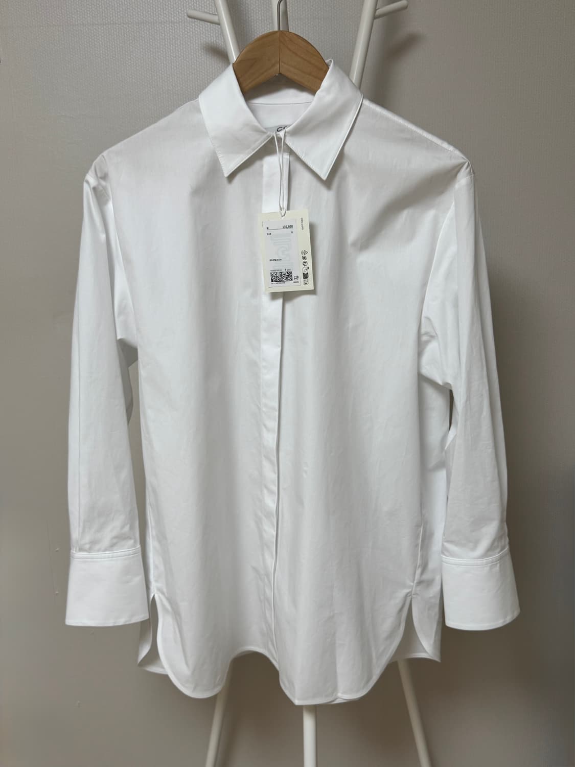 코스 테일러드 코튼 포플린셔츠 32 새제품 상품이미지4