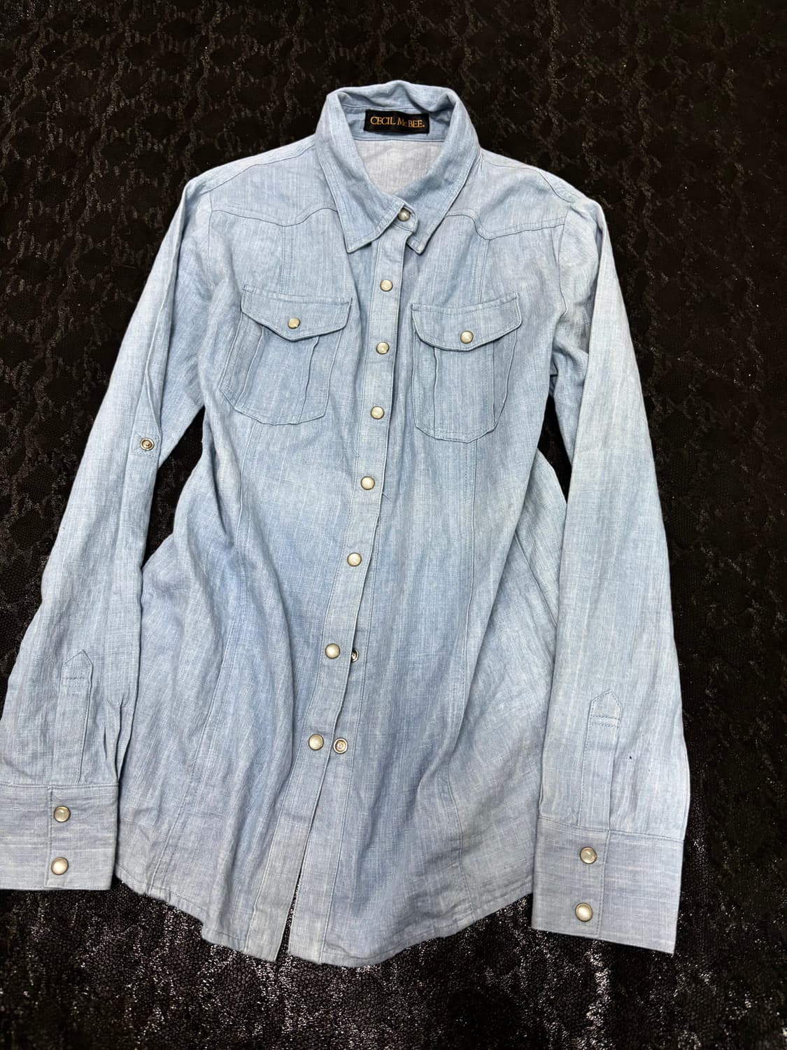“Cecil mcbee” Minimal Y2K Slim fit Shirt 상품이미지7