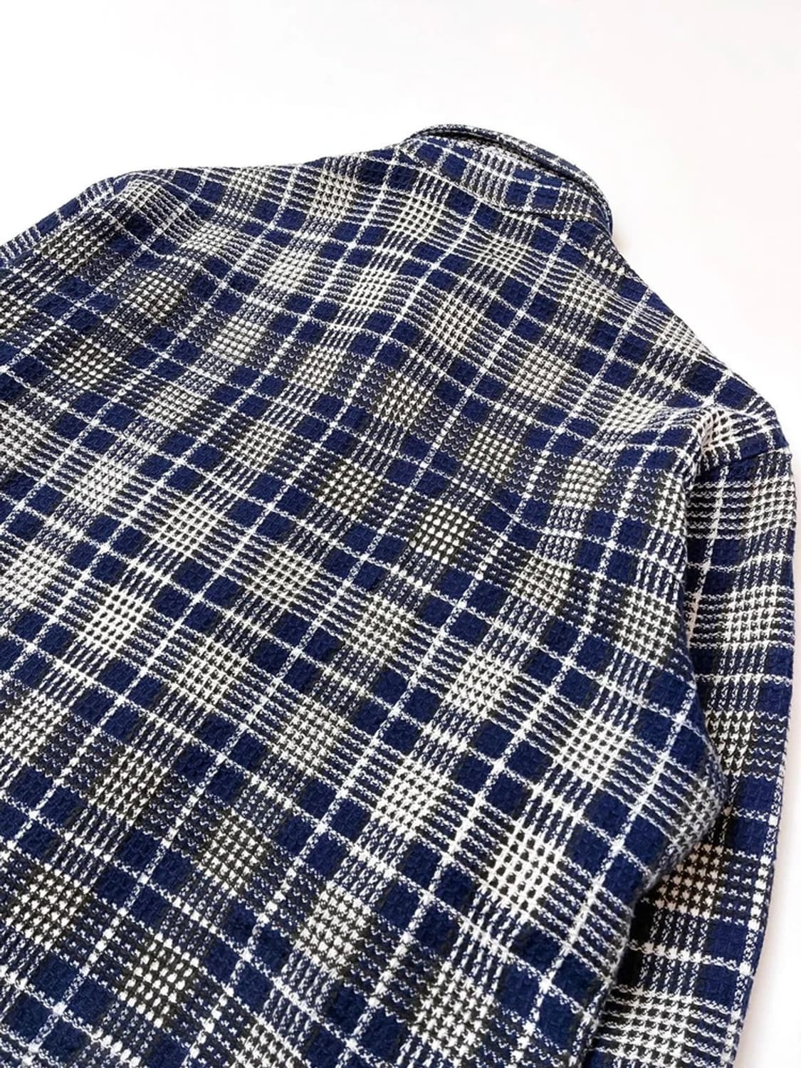 H RANCH MARKET 00s 재팬 트위드 셔츠 PN5307 상품이미지5