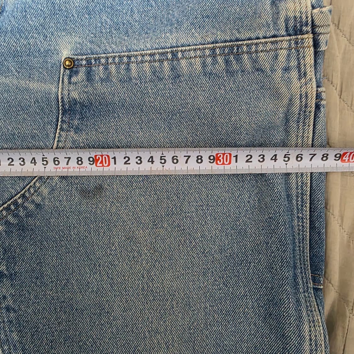 [38X34] 빈티지 칼하트 더블니 B73 DST 데님팬츠 B-5 상품이미지9