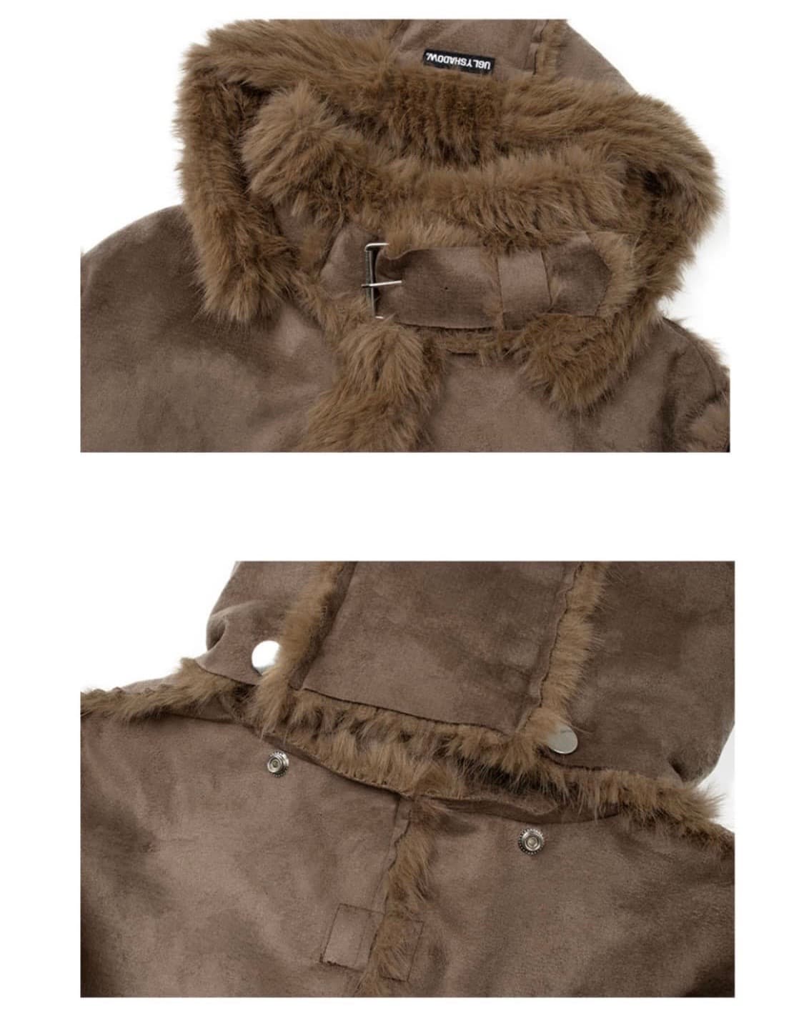 어글리쉐도우 리버시블 무스탕 자켓 상품이미지8