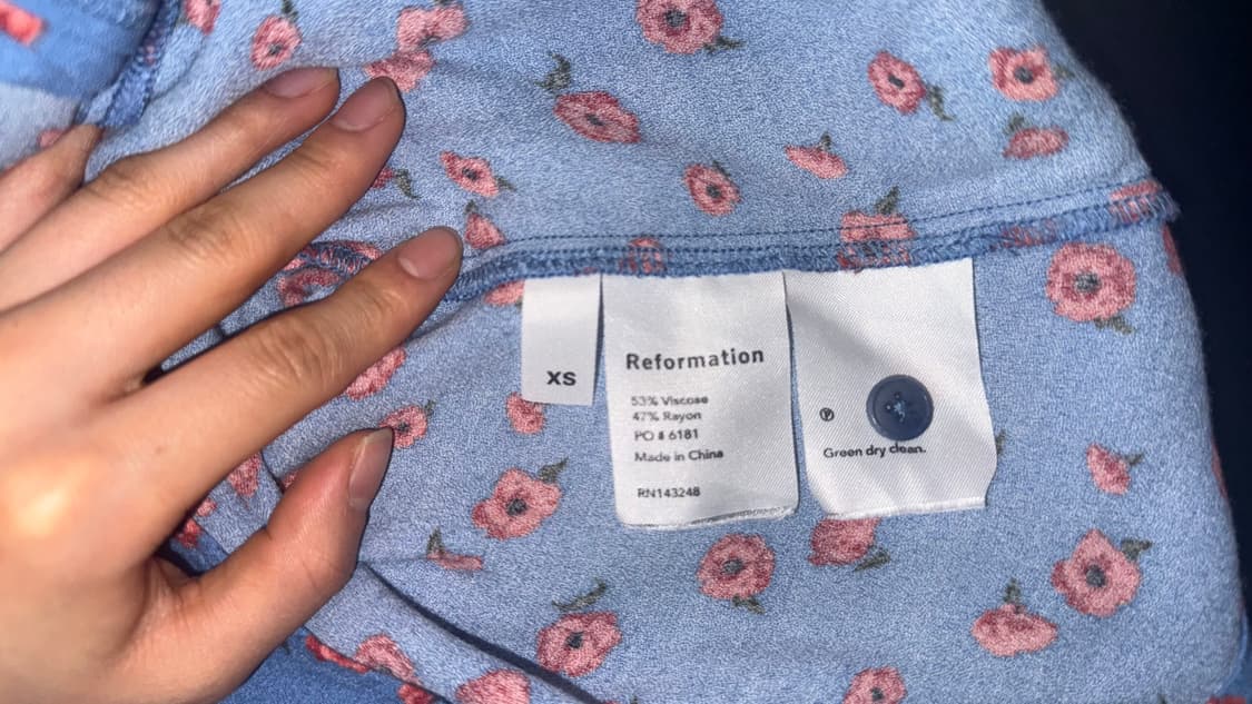 Reformation 리포메이션 고윤정 jorja 블라우스 상품이미지6