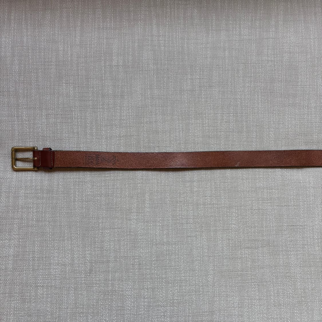 (30) 90s USA GAP 위스키 브라운 레더 솔리드 브라스 벨트 상품이미지7