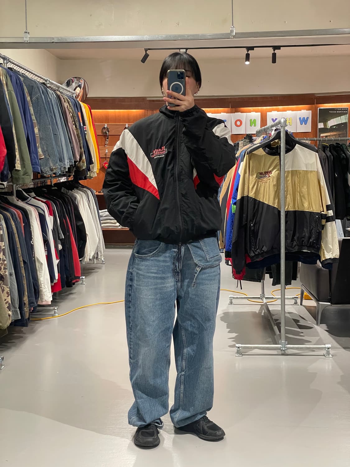 90s 빈티지 올드스쿨 바람막이 상품이미지2