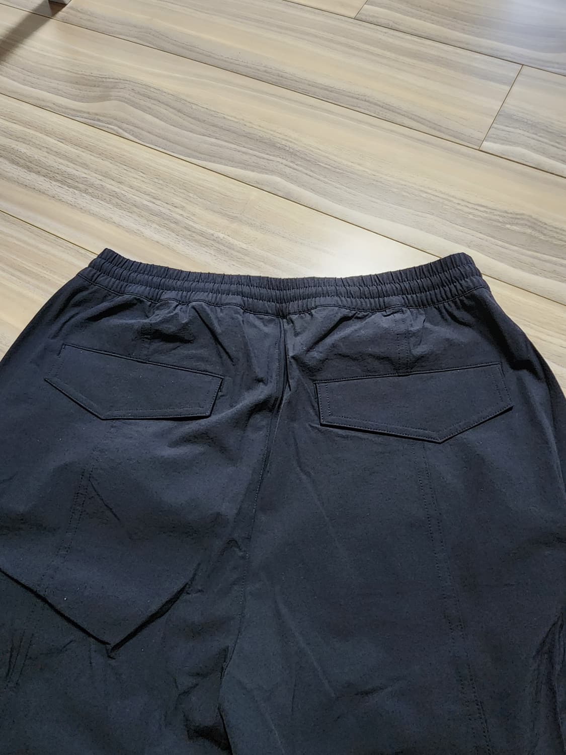 지오지아나일론우븐스판조거팬츠블랙바지 상품이미지6